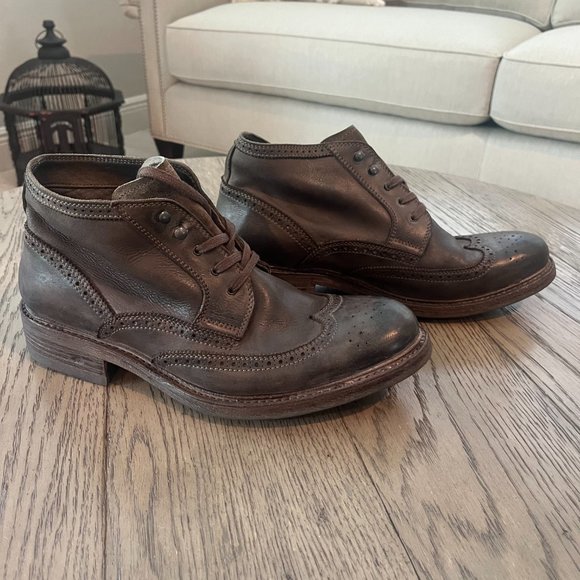 Men's Leather Half Boot - Picture 2 of 3